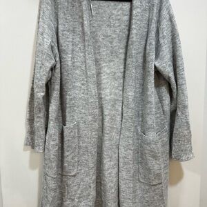 Marled Light Gray Women's Cardigan